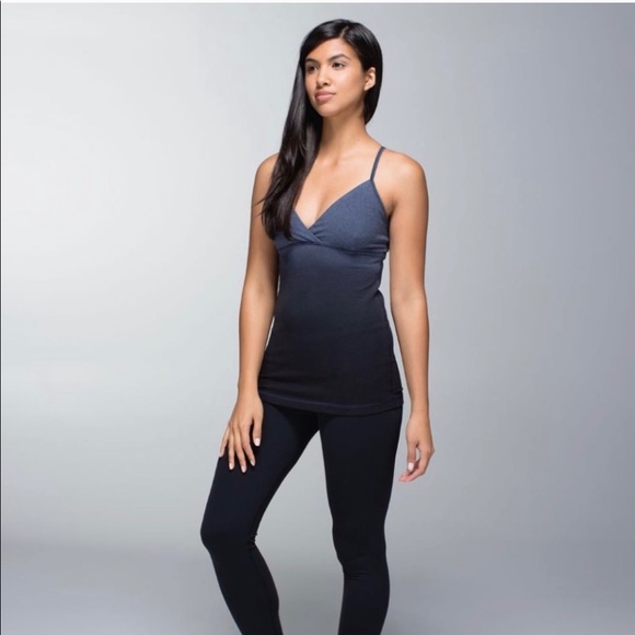 Lululemon Satya Blue Ombré Tank - Picture 2 of 6